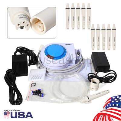 FDA Dental Ultrasonic Piezo Scaler fit SKYSEA EMS + 10*Detachable handpiece
