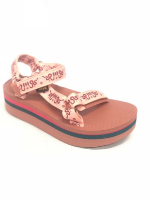 pink platform tevas