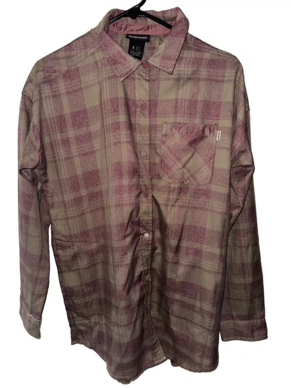burton authentic soft flannel long sleeve vintage shirt