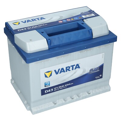 Varta D43 12V 60Ah 540A/EN Autobatterie Blue Dynamic PKW Batterie NEU