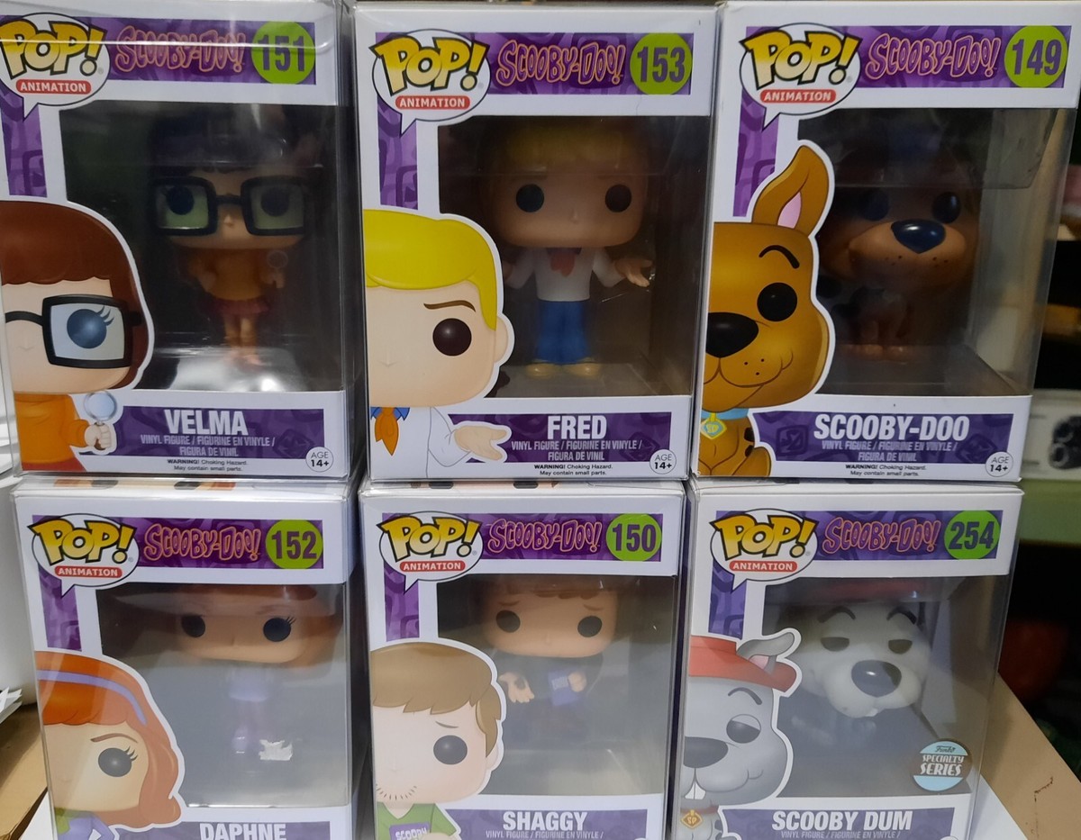Funko Pop Scooby-doo Set Scrappy Doo Velma Daphne Fred Shaggy