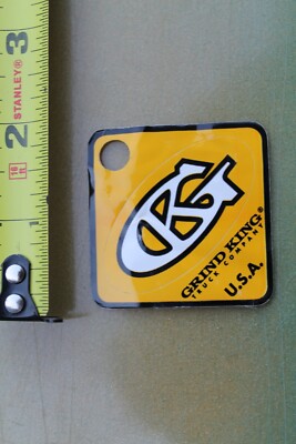 Grind King Skateboard Trucks Tag Clothing GK Z24a Vintage Grind King Vtg Skateboard Sticker