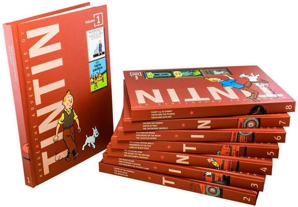 The Adventures of Tintin 8 Books Collection Set by Hergé Hardback - Image 3 of 3