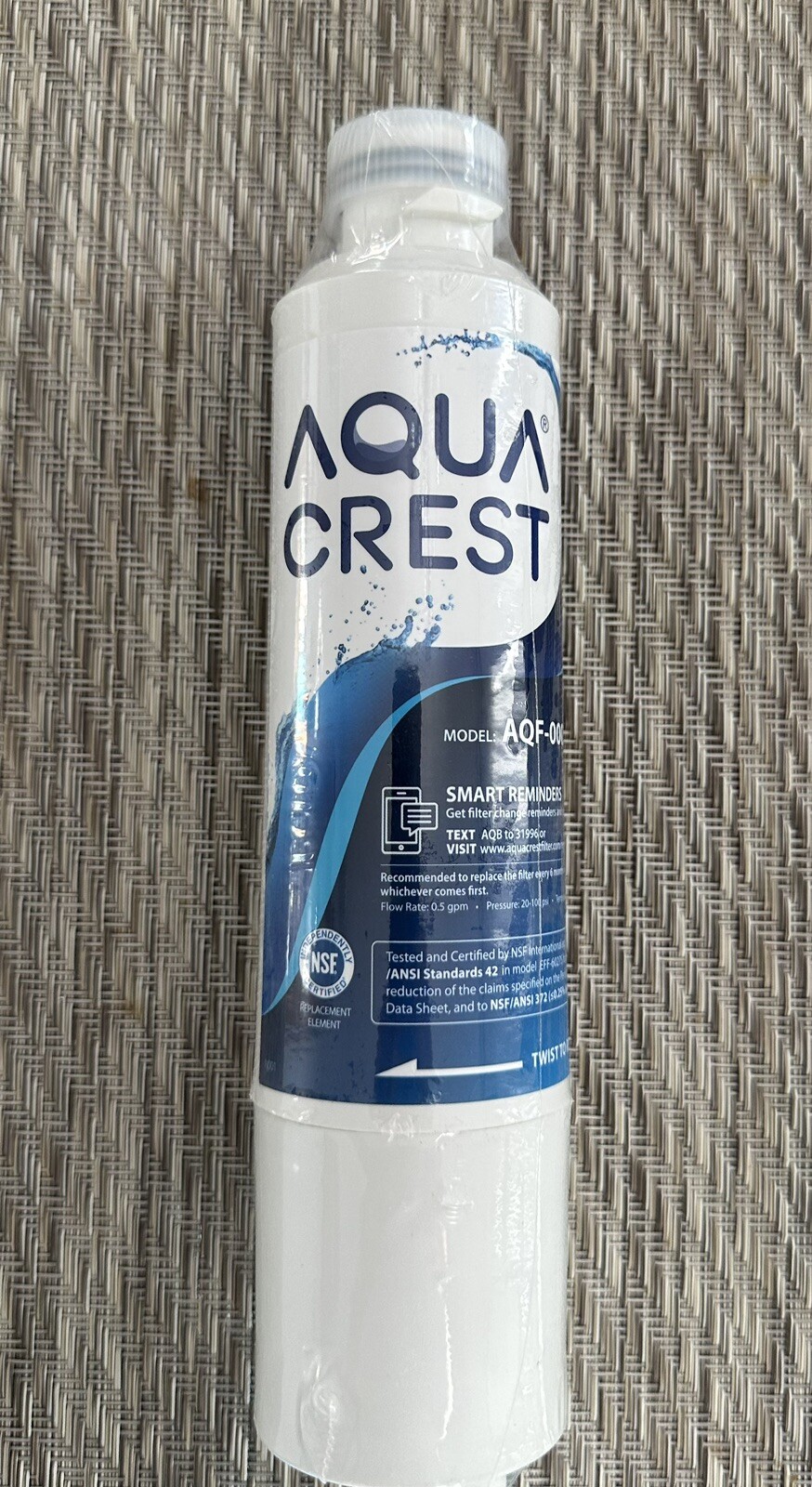 New Aqua Crest Refrigerator Water Filter AQF00020B eBay