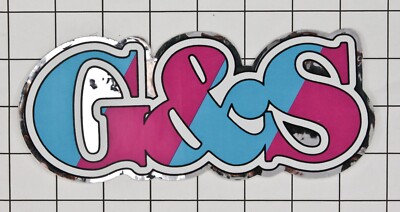 Vintage G&S Gordon & Smith Skate Skateboard Sticker Decal, NEW NOS