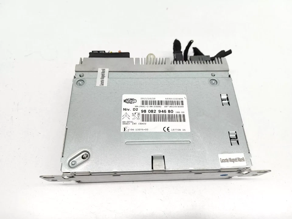 CITROEN C4 GRAND PICASSO MK2 2014 SAT NAV NAVIGATION RADIO HEAD UNIT 9808294680 - Image 2 of 4