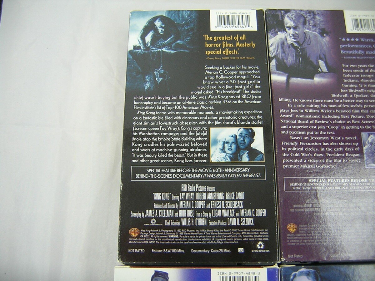 Warner Bros. Classics : Bundle of 6 VHS format | eBay
