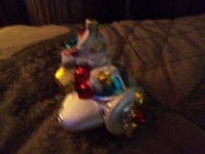 Kurt Adler Polonais SANTA IN AIRPLANE