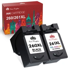 PG-260XL CL-261XL Ink Cartridge Compatible For Canon PIXMA TS6420 TS642a TR7020a