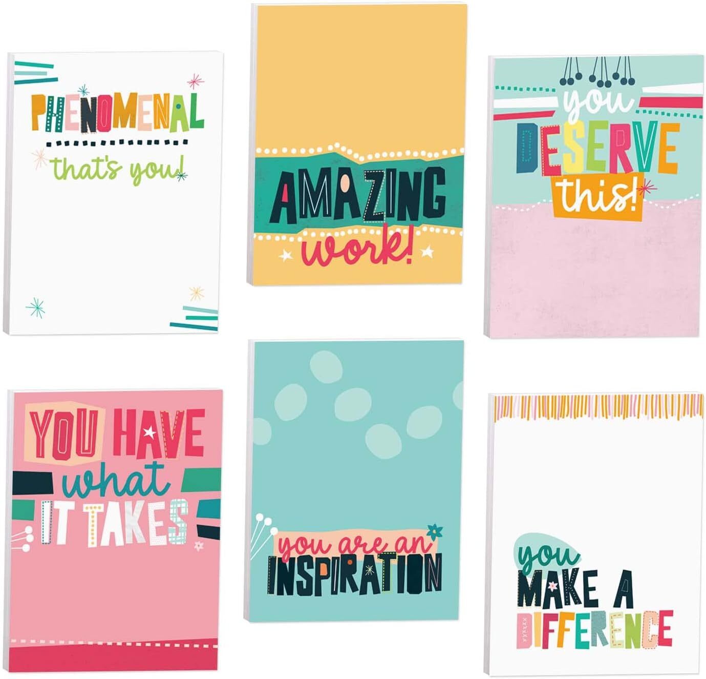 3x4 Motivational Sticky Notes for Teachers - 50 Empowering Pads-image