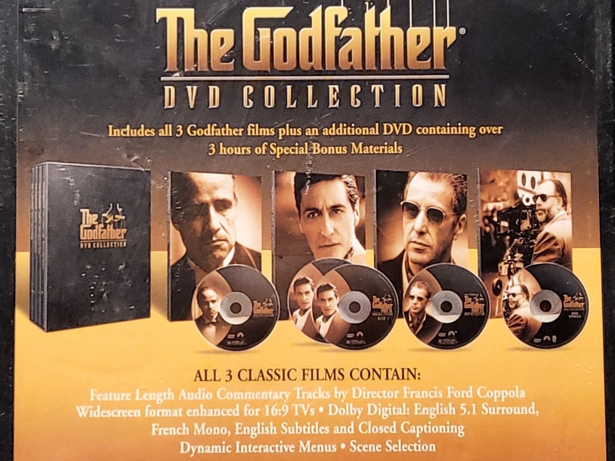 The Godfather DVD Collection Box Set 5 Discs | eBay