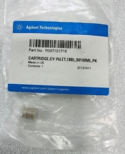 Agilent R007101716 Cartridge, check valve inlet, 1/8 inch, for PEEK 50 mL and 10