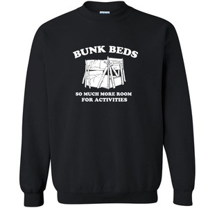 Details About 069 Bunk Beds Crew Sweatshirt Step Movie Brothers Funny Quote Vintage Room Retro