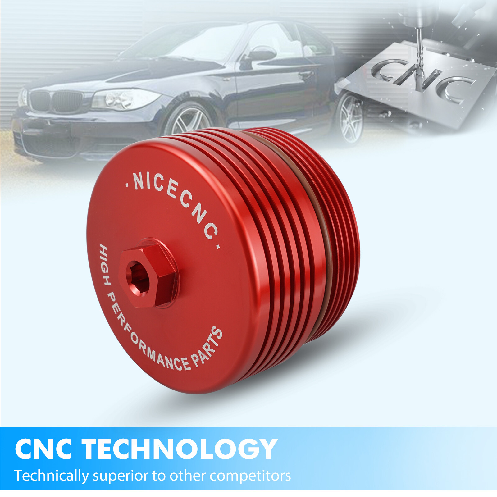 Oil Filter Housing Cap For BMW N54 N55 E90 E92 F30 320i 323i 325i 328i