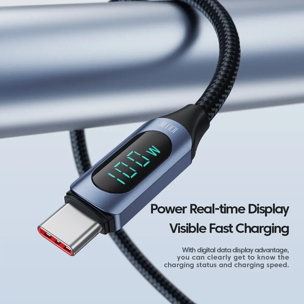 100W USB-C Fast Charging PD Cable for Display & Power-image