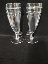 Set of 2 Viking Clear 10 oz. Glass Soda/Beer Horns