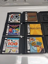 6x Nintendo Ds Game Cases With Booklets Only NO GAMES