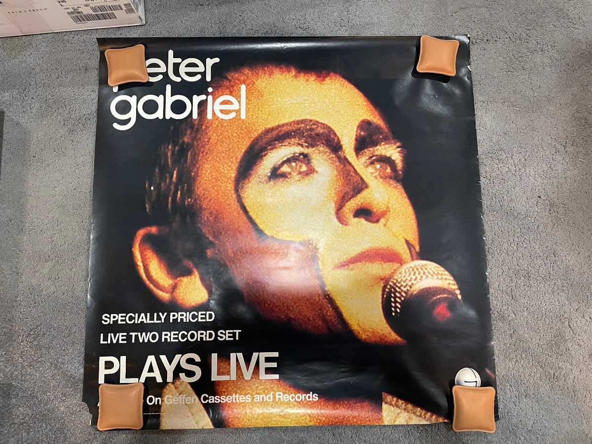 RARE Vintage Peter Gabriel Plays Live 35