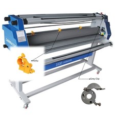 1 x żółty uchwyt na ostrza i 1 x szary klips do maszyny do laminowania o szerokości 60 cali