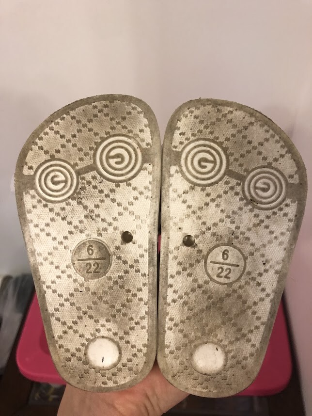 Lotto di 2 Scarpe da bambina: sandali Nicole Miller taglia 6 22 e scarpe basse taglia 150