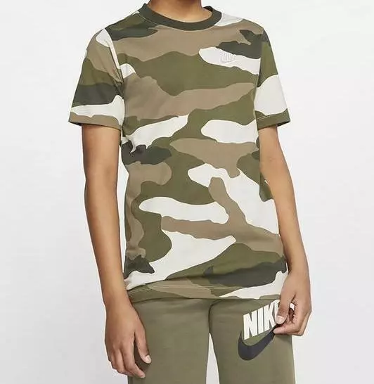 Boys nike camo shirt sale