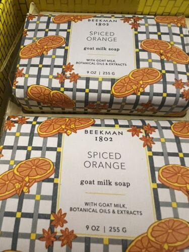 Beekman 1802 Spiced Orange Goat Milk Soap Lotion Gift Set - Picture 3 of 5