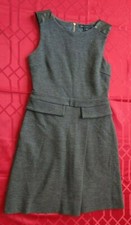 Marc by Marc Jacobs Gray Wool Blend "Plum Kitten Melange" Dress in size XS 