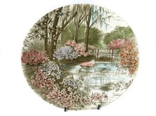 UNUSED JOHNSON BROTHERS POTTERY ENGLAND ENGLISH GARDEN DECORATIVE PLATE, PLATTER