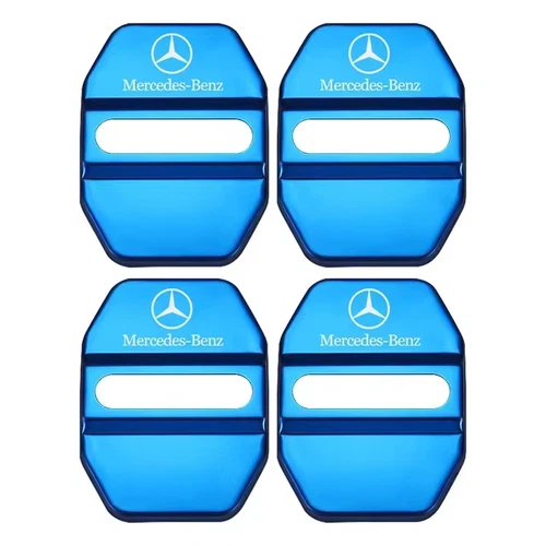 4PCS CAR DOOR LOCK COVER ANTI RUST. MERCEDES AMG A B C E S CLASS GLC GLE GLA GLB - Foto 26 di 30