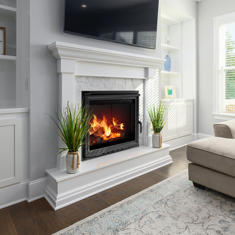 Termocamino a legna ZUZIA 12 kW Ø 200