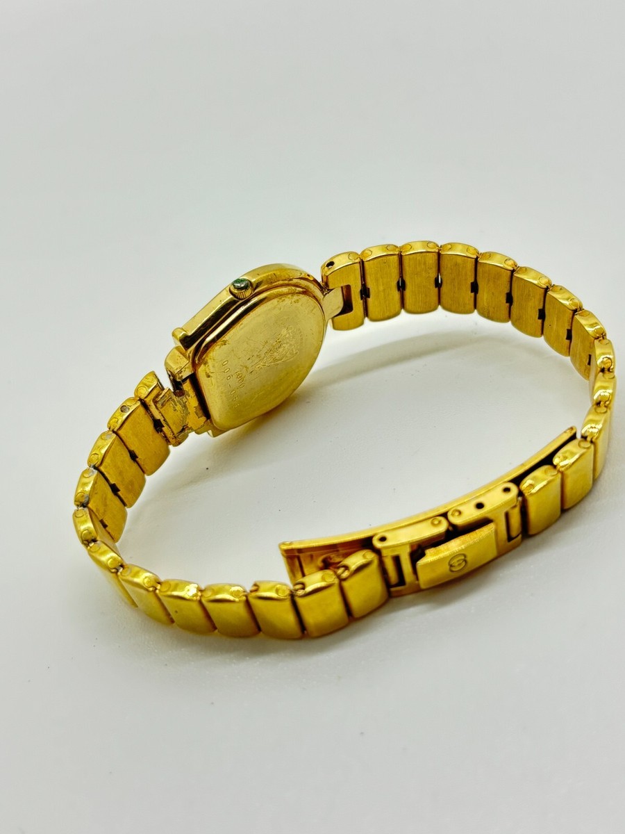 Authentic Gucci 7000 Vintage Women's Watch Quartz Gold Dial Authentic Gucci 7000 Vintage Women's Watch Quartz Gold Dial