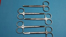 5EA SPENCER STITCH SUTURE SCISSORS 4.5" SURGICAL VETERINARY ( High Quality )