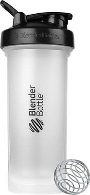	BlenderBottle Classic V2 Shaker Bottle Protein Shakes Clear/Black 45oz	