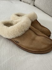 UGG MORAENE WOMEN SLIPPERS SUEDE CHESTNUT US 8