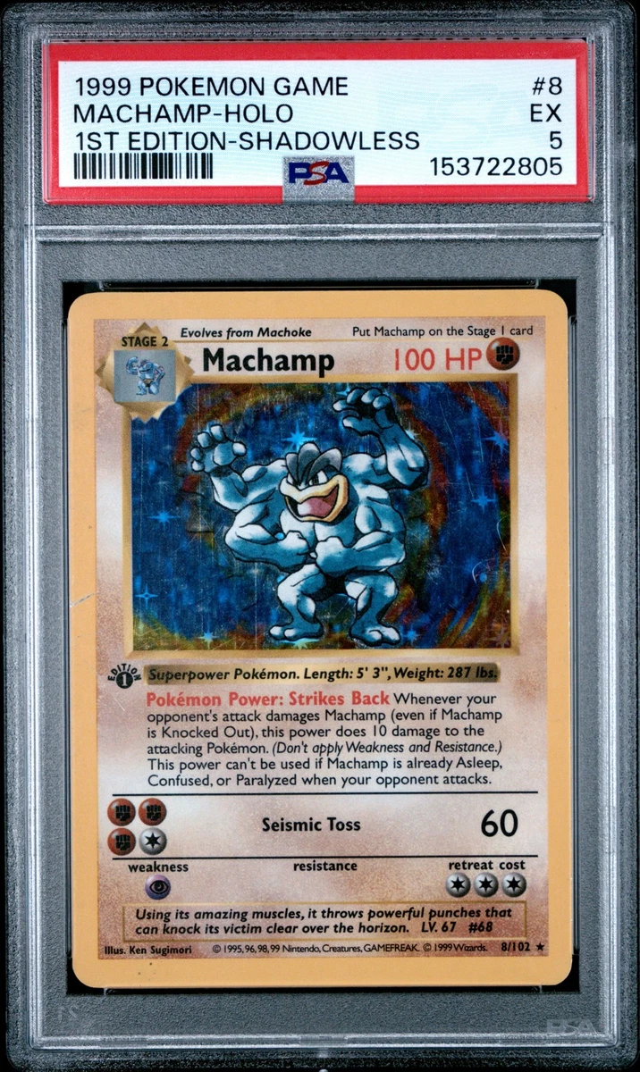 First Edition Pokémon Machamp Individual Cards for sale - eBay