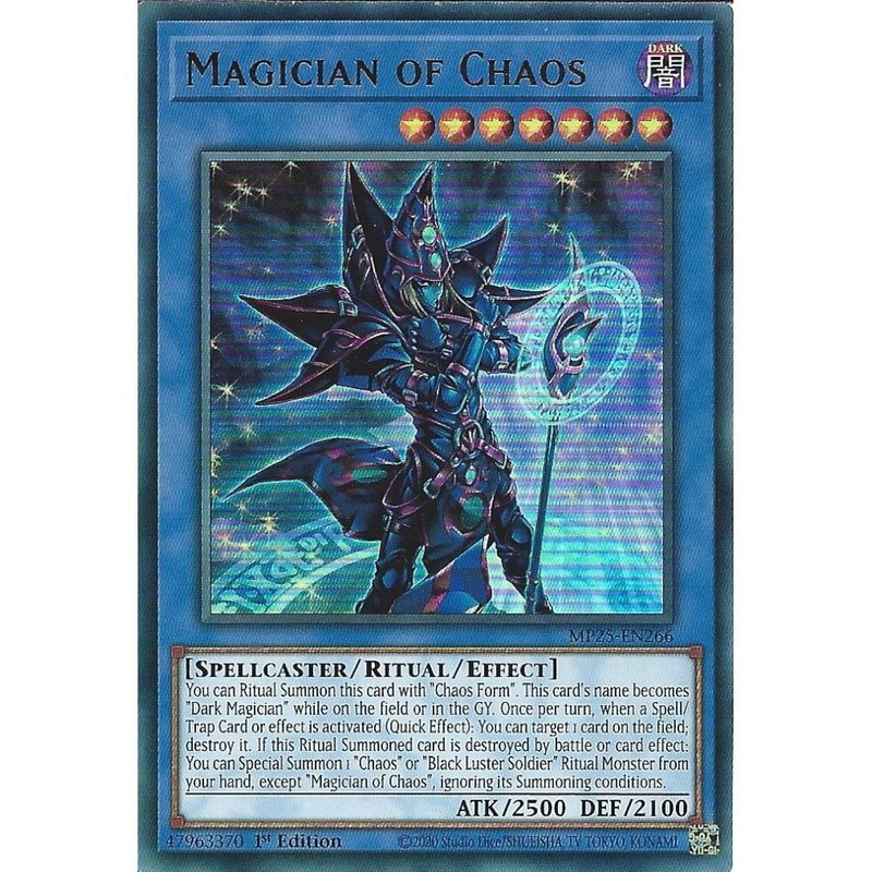 MP25-EN266 Magician of Chaos : Ultra Rare Card : 1st Edition : YuGiOh TCG
