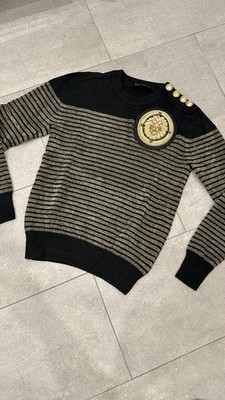 BALMAIN X H&M Pullover - Gestreift - Herren - Gr. M
