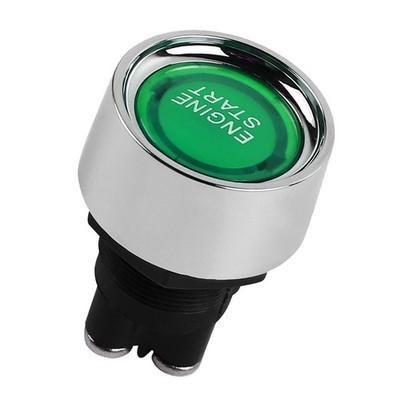 Green Car Engine Start Stop Push Button Ignition Switch 12V/24V 50A