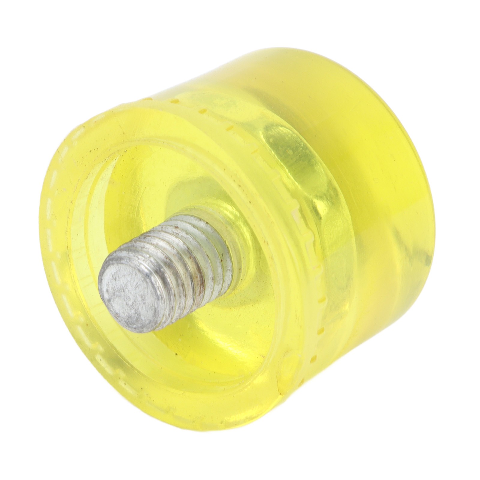 5Pcs Rubber Hammer Head M8x1 Yellow Striking Tip Accessory Set Kit☜