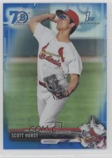 2017 Bowman Draft Chrome Blue Refractor 70th Anniversary /200 Scott Hurst 0x1