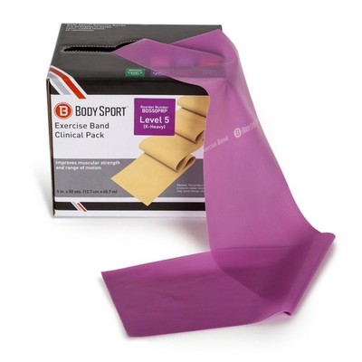 Extra Heavy Resistance Exercise Bands 50 Yd Roll For Strength And Flexibility