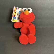 NEW WITH TAGS Tyco 1997 Sesame Street Beans 8 Inches Bean Bag Plush ELMO