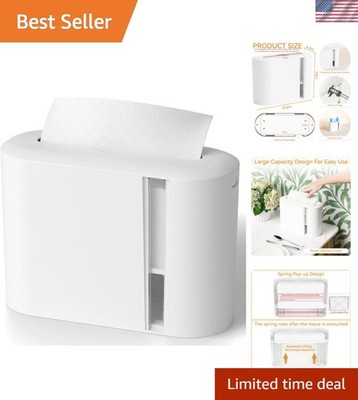 Touchless Paper Towel Dispenser for Countertop,Home,Bathroom and Kitchen,Whit...