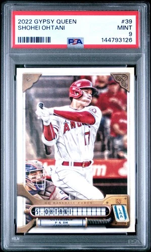 144793126 Shohei Ohtani 2022 Topps Gypsy Queen #39 PSA 9