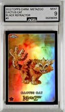 2022 METAZOO TOPPS CHROME BLACK REFRACTOR - CACTUS CAT AGS 9- #1/5- 9