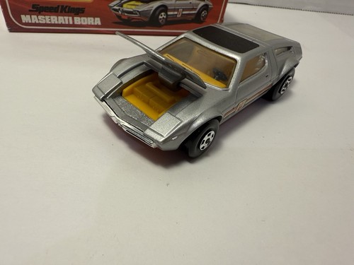 MATCHBOX SPEED KINGS K-56 - MASERATI BORA (SILVER) - DIECAST - BOX - Picture 6 of 7