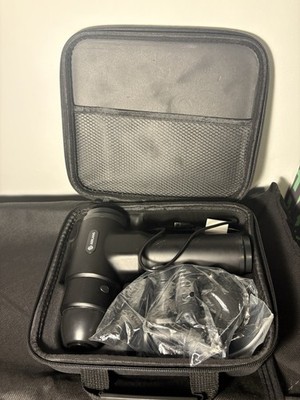 massage gun deep tissue percussion massager w/ attachments & case