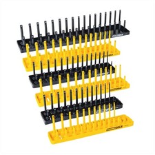 Socket Tray Set for SAE/Metric Sockets 6 Pc