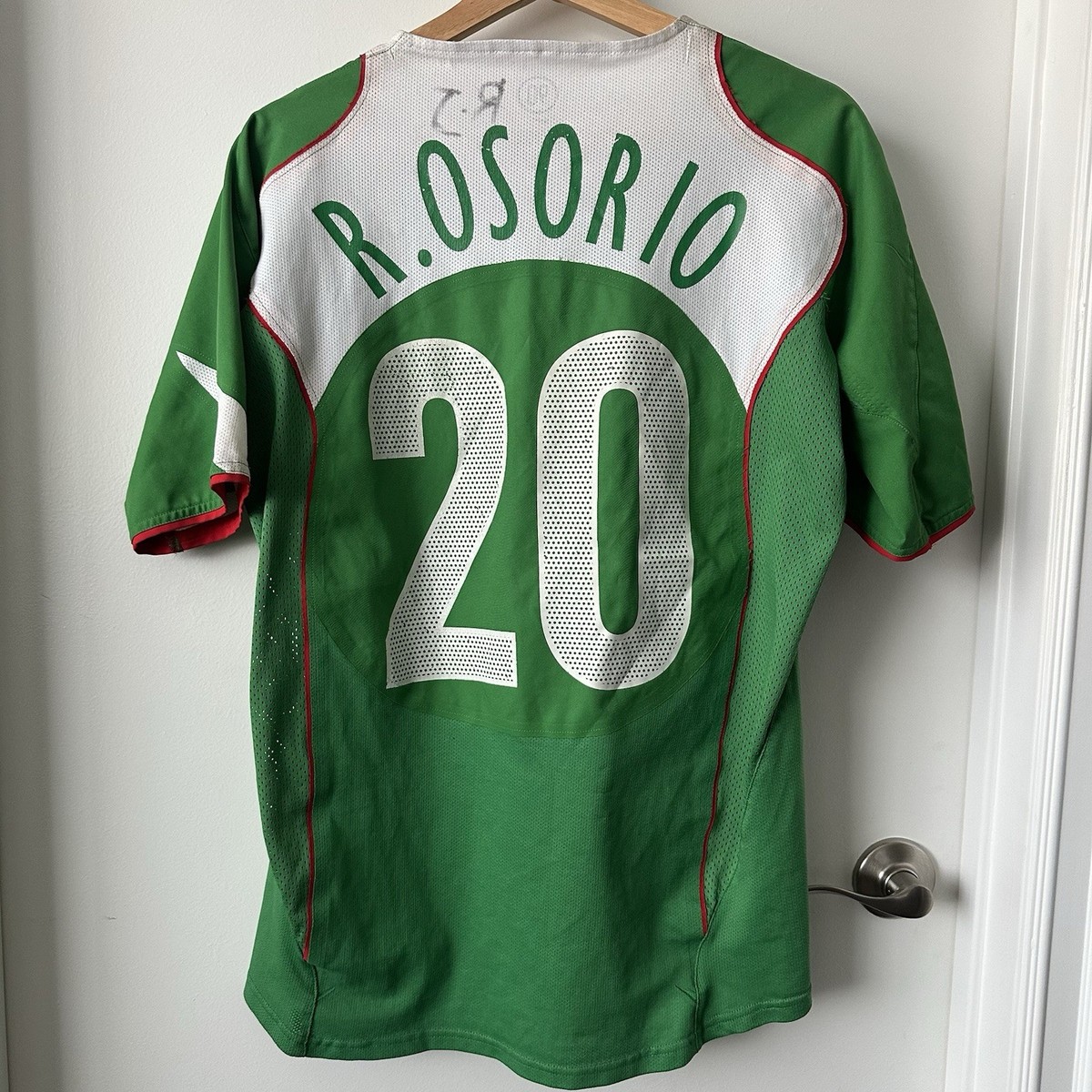 2004 Nike Mexico Home Jersey Copa America Match Worn MEDIUM