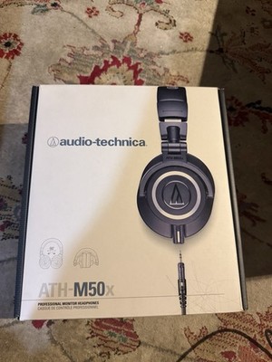 Audio-Technica ATH-M50x Studio/DJ Over-Ear Headphones 45mm 38 Ohm Black